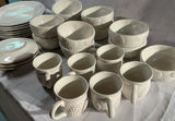 Cream Embossed Pine Cone Dishes - thumbnail 6 of 6