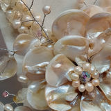 Hand Beaded Floral Jewelry - Pearls & Shells - thumbnail 4 of 16