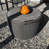 Plastic Woven Side / Storage Table - thumbnail 1 of 2