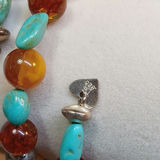 Sterling, Turquoise & Coral Jewelry (STR 12.9dwt) - thumbnail 3 of 18
