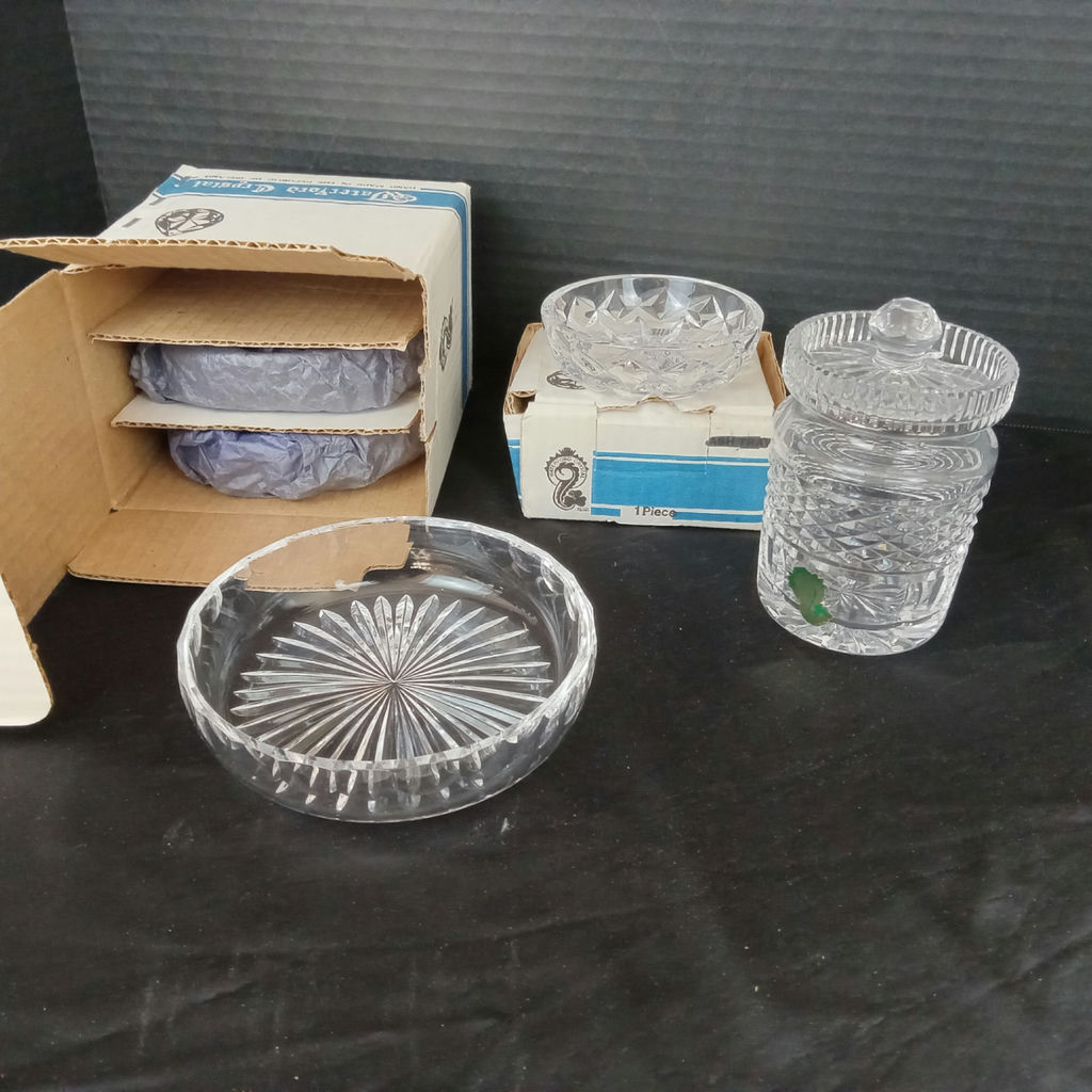 Waterford Crystal Butter & Jam - image 1 of 9
