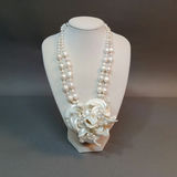 Hand Beaded Floral Jewelry - Pearls & Shells - thumbnail 10 of 16