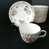 Aynsley China Somerset Blackberry Teacups / Saucers - thumbnail 2 of 6