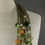Hand Beaded Floral Jewelry - Greens - thumbnail 5 of 17