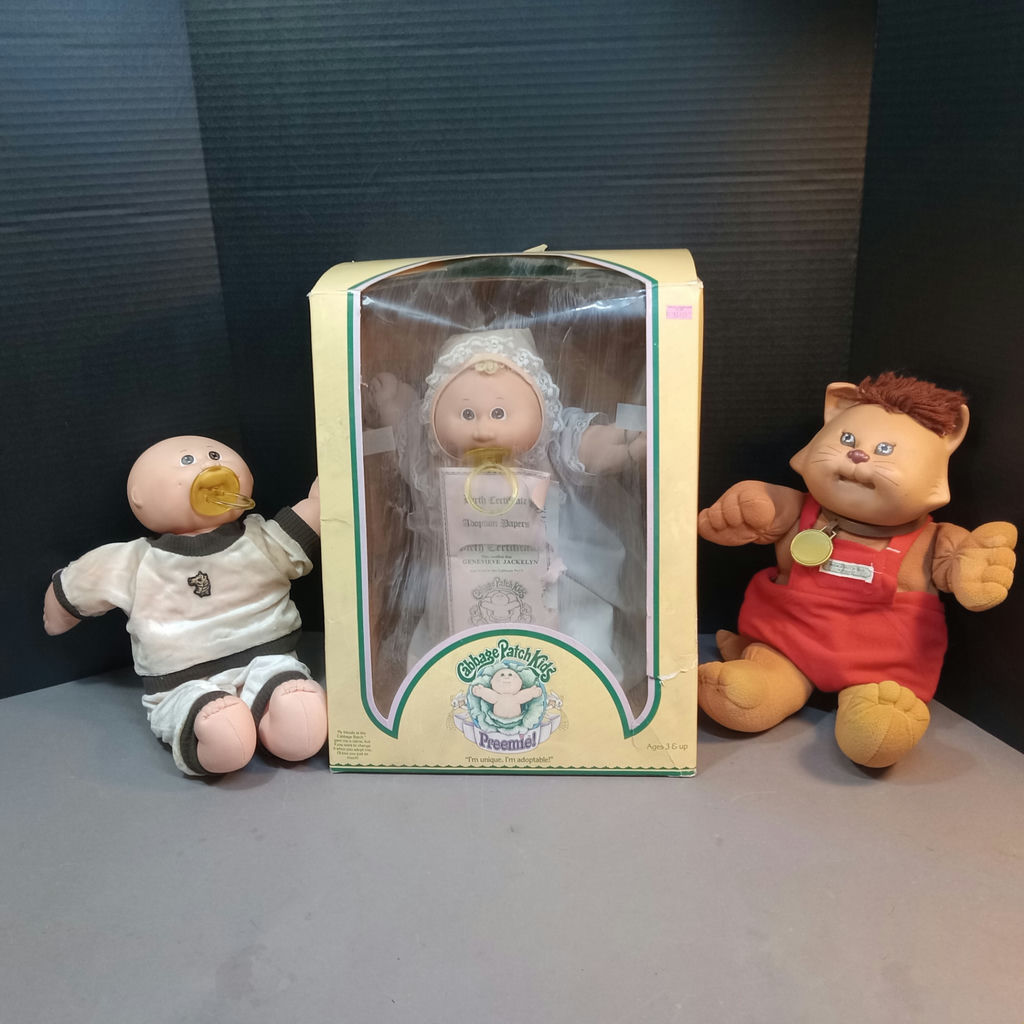 Vintage Cabbage Patch Preemies & Koosas Cat - image 1 of 20