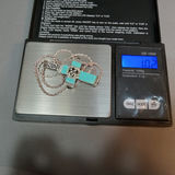 Sterling, Onyx, & Turquoise Reversible Crucifix (STR 10.2dwt) - thumbnail 10 of 10