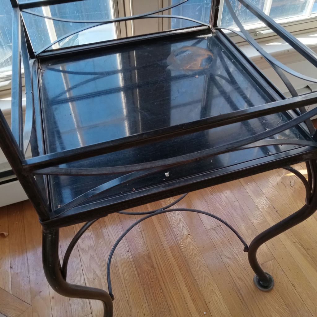 Metal & Glass Plant Etagere / Terrarium - image 6 of 7