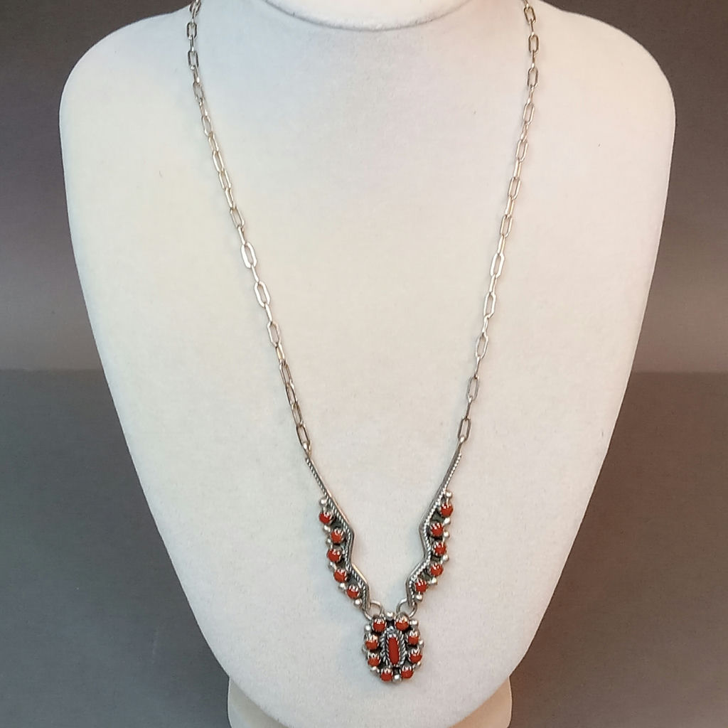 Sterling, Turquoise & Coral Jewelry (STR 12.9dwt) - image 9 of 18