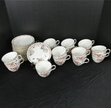 Aynsley China Somerset Blackberry Teacups / Saucers - thumbnail 1 of 6