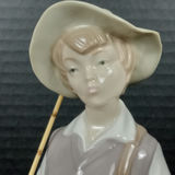 Lladro Boy w/Fishing Pole Figurine - thumbnail 4 of 6