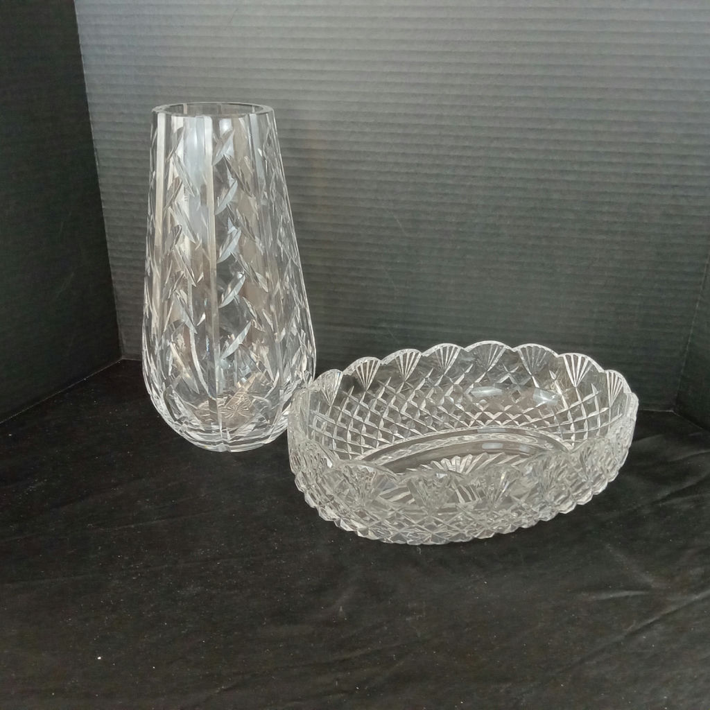 Waterford Vase & Bowl - image 1 of 10