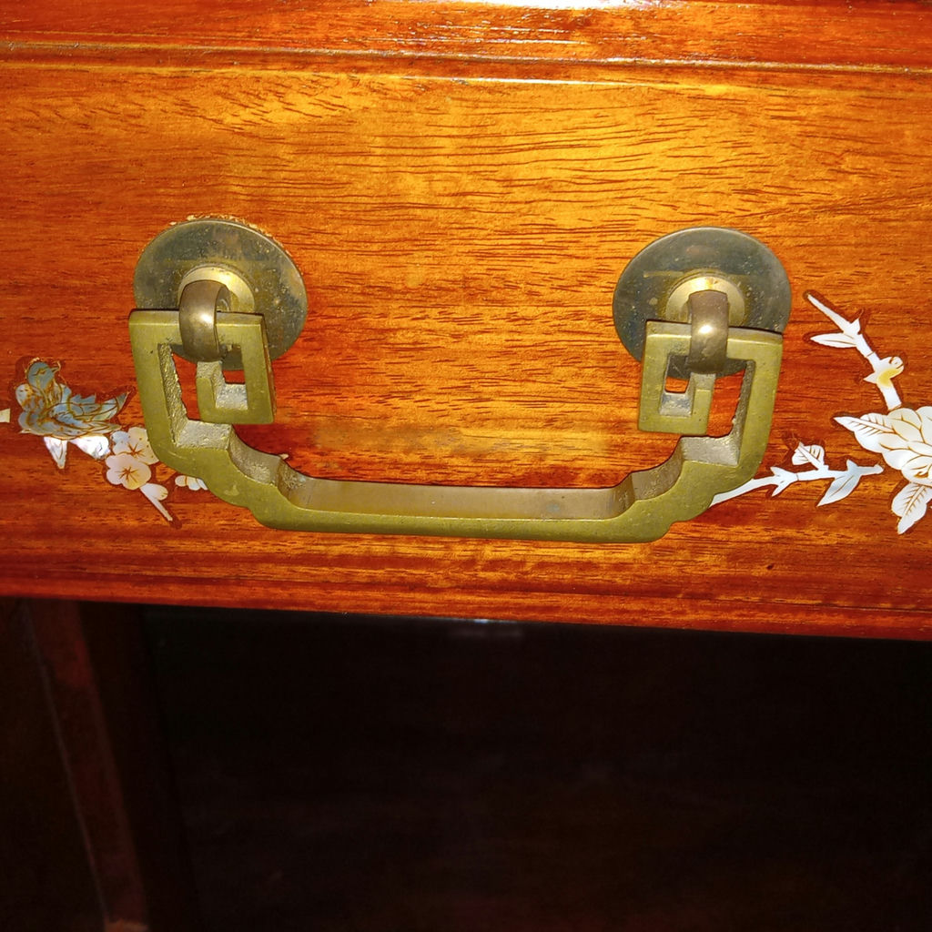 Asian Design Cabinet with Inlay Design - image 8 of 15