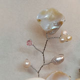 Hand Beaded Floral Jewelry - Pearls & Shells - thumbnail 7 of 16