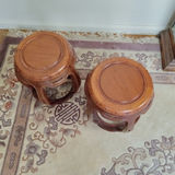 Pair Asian Stools - thumbnail 2 of 6