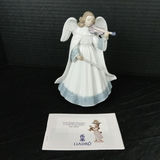 Lladro Angel w/Violin Figurine - thumbnail 2 of 7