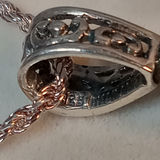 Sterling, Onyx, & Turquoise Reversible Crucifix (STR 10.2dwt) - thumbnail 5 of 10