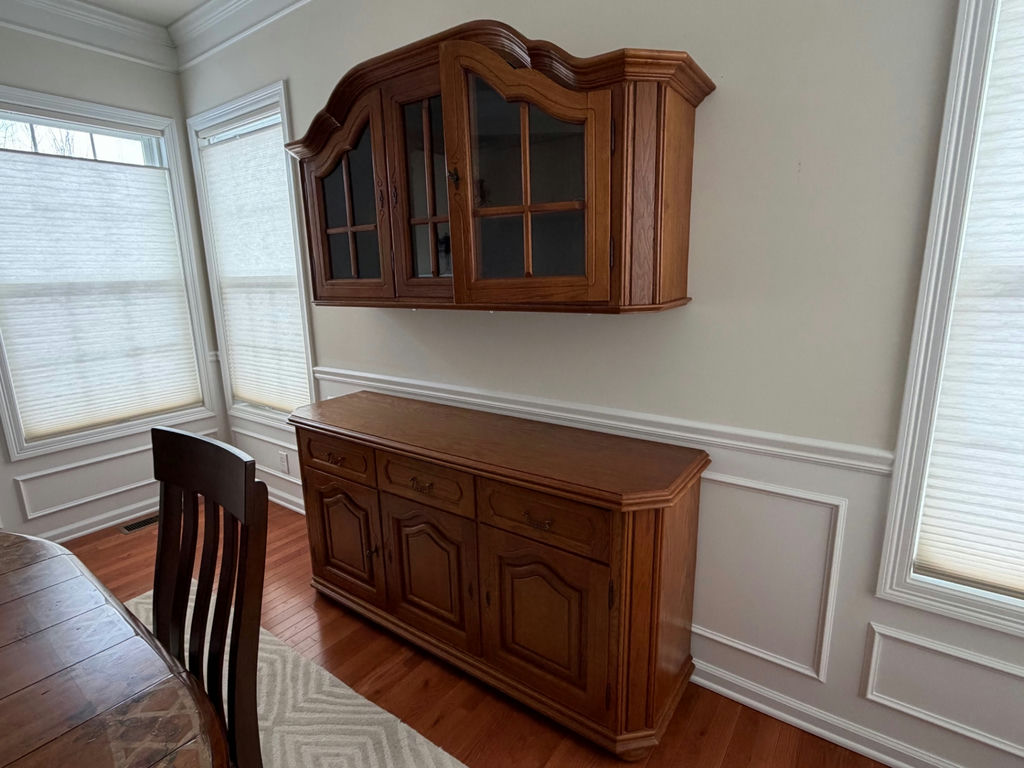 Wall Mounted Hutch & Base Cabinet / Buffet - image 1 of 1