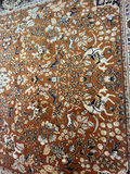 Orange & Black Belgium Wool Rug - thumbnail 3 of 3