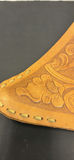 Tooled Leather Triangular Seat - thumbnail 1 of 5