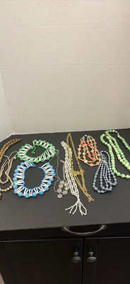 Beaded and Chain Necklaces - Image 1 of 7