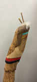 Hand-Carved Wooden Kachina Style Figure - thumbnail 4 of 10
