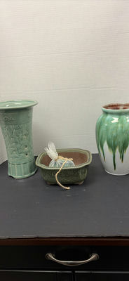 Ceramic Vases and Decorative Bowl - Image 1 of 8