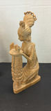 Two Hand-Carved Wooden Figurines - thumbnail 2 of 9