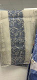 Blue Floral and Butterfly Kimono Robe with Fabric Pieces - thumbnail 6 of 7