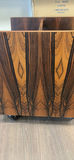 Wood Veneer Rolling Magazine Rack - thumbnail 2 of 5