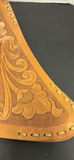 Tooled Leather Triangular Seat - thumbnail 3 of 5