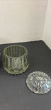 Glass Candle Holder, Bowl, and Lidded Jar - thumbnail 4 of 5