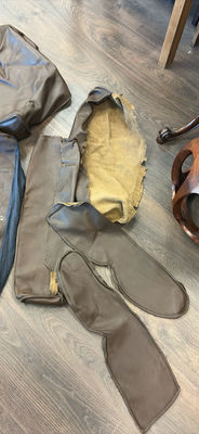 Brown Upholstery Covers and Cushion Pieces - Image 1 of 7