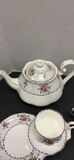 Floral Porcelain Tea Set Pieces - thumbnail 4 of 13