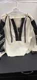 Embroidered Folk Style Blouse - thumbnail 1 of 5