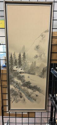 Original Winter Landscape Painting - Image 1 of 8