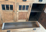 Mission Style, solid cherry Buffet w/Attached Mirror - thumbnail 5 of 6