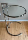 Silver Toned Adjusting Side Table And Lamp - thumbnail 2 of 8