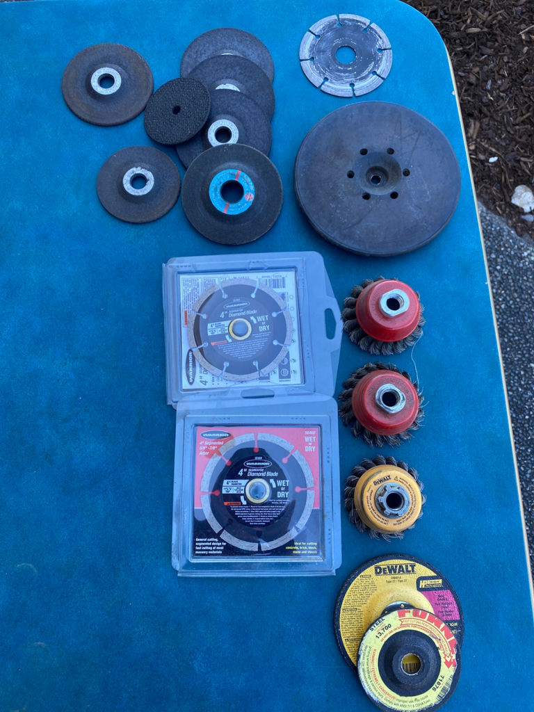 Bench Grinder With Assorted Accessories - image 7 of 7