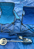Two Folding Camping Chairs And Metal Detector - thumbnail 1 of 9