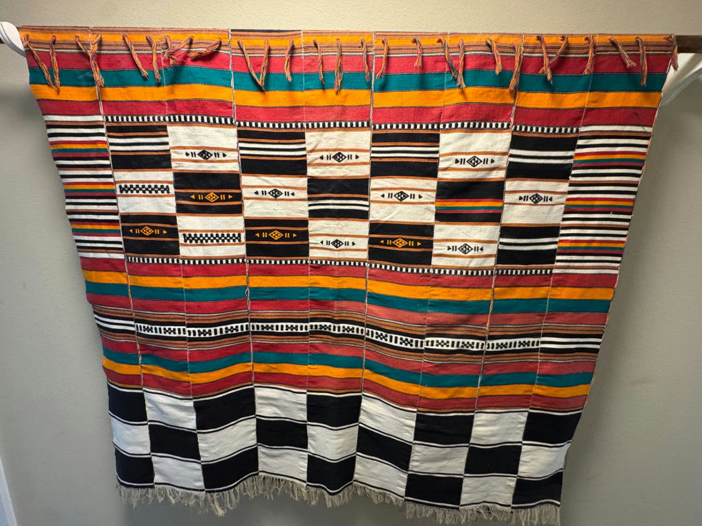 Authentic West African Fulani Wedding Blanket / Cultural Wall Textile   - image 1 of 7