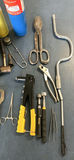Assorted hand tools and brazing torch kit with propane cylinders - thumbnail 2 of 4