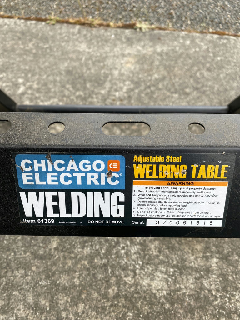 Adjustable Welding Table - image 4 of 4
