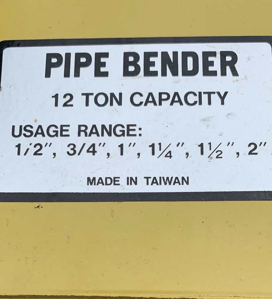 Pittsburgh Compact Bench Pipe Bender with assorted dies - image 2 of 4