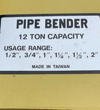 Pittsburgh Compact Bench Pipe Bender with assorted dies - thumbnail 2 of 4