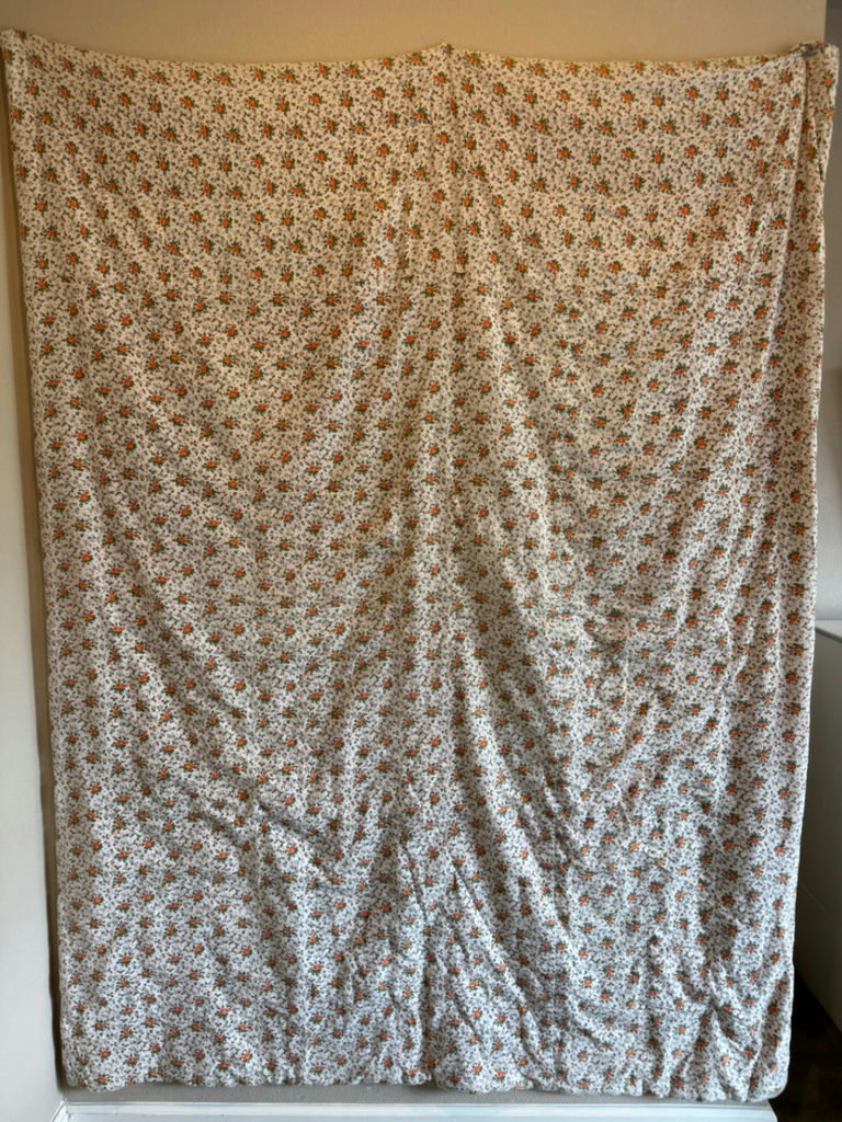 Mission Style Oak Quilt Stand with 3 Handmade Quilts   - image 6 of 12