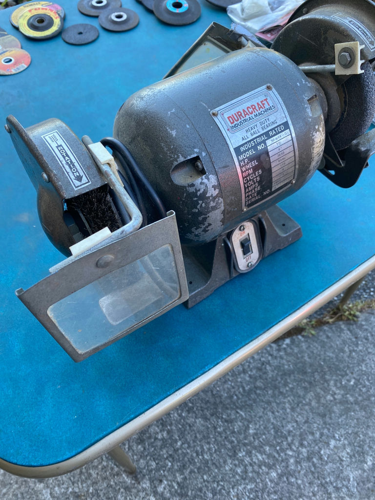 Bench Grinder With Assorted Accessories - image 3 of 7