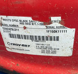 Gas-powered lawn mower and string trimmer with fuel container - thumbnail 5 of 9