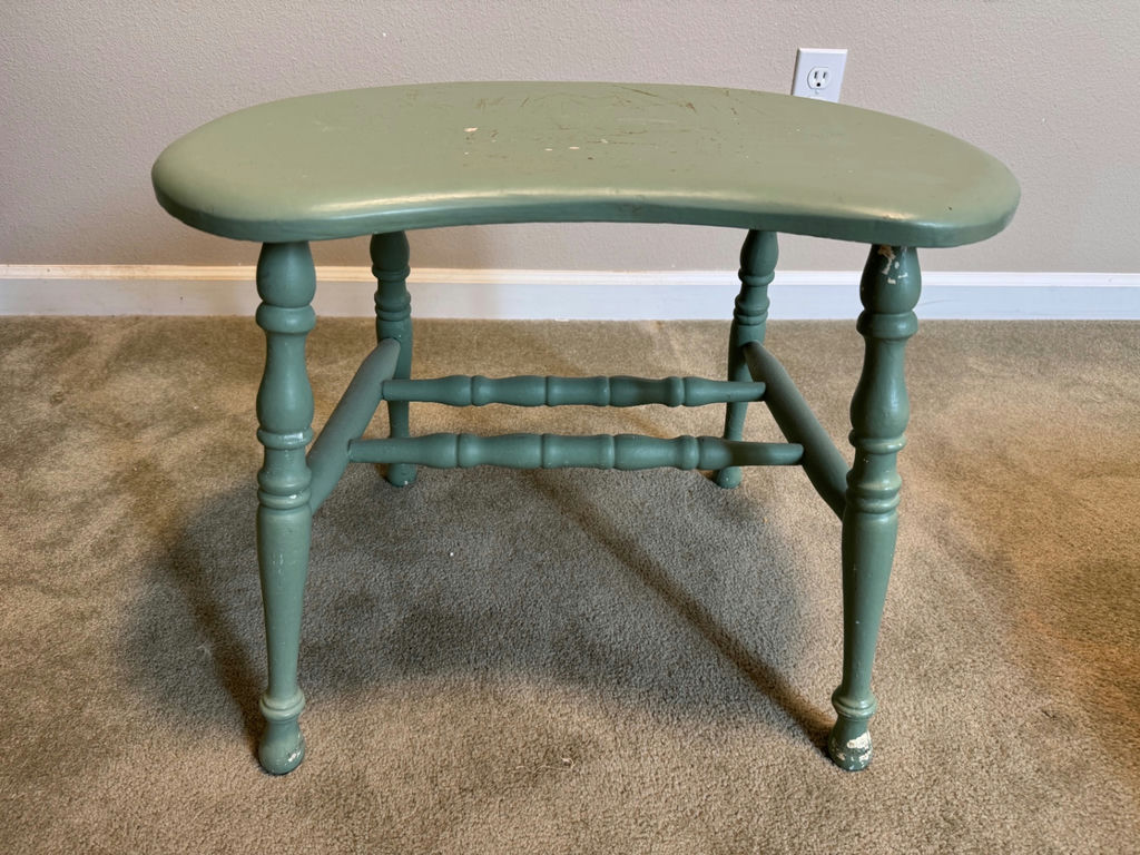 Vintage Farmhouse Style Highboy Dresser and Vanity Stool  - image 7 of 10