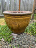Large Glazed Ceramic Dragon Planter - thumbnail 1 of 2