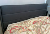 Queen Bed Mattress and frame, comforter - thumbnail 2 of 7